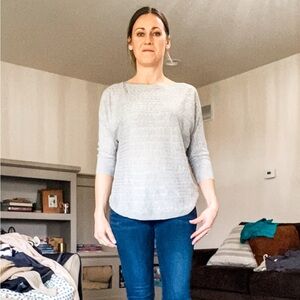 Market & Spruce Gray Women's Sweater